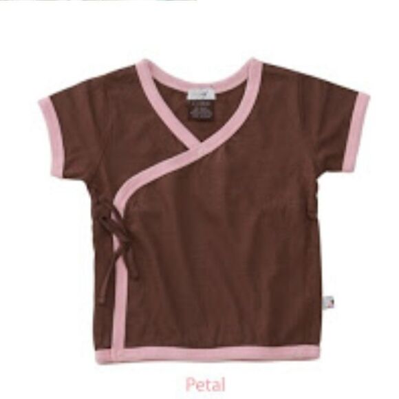 NWOT Baby Soy Chocolate Kimono Short Sleeve Tee - Picture 1 of 5